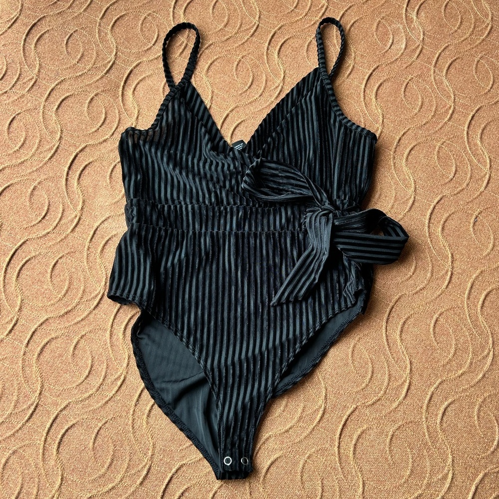 Forever 21 Tie Bodysuit